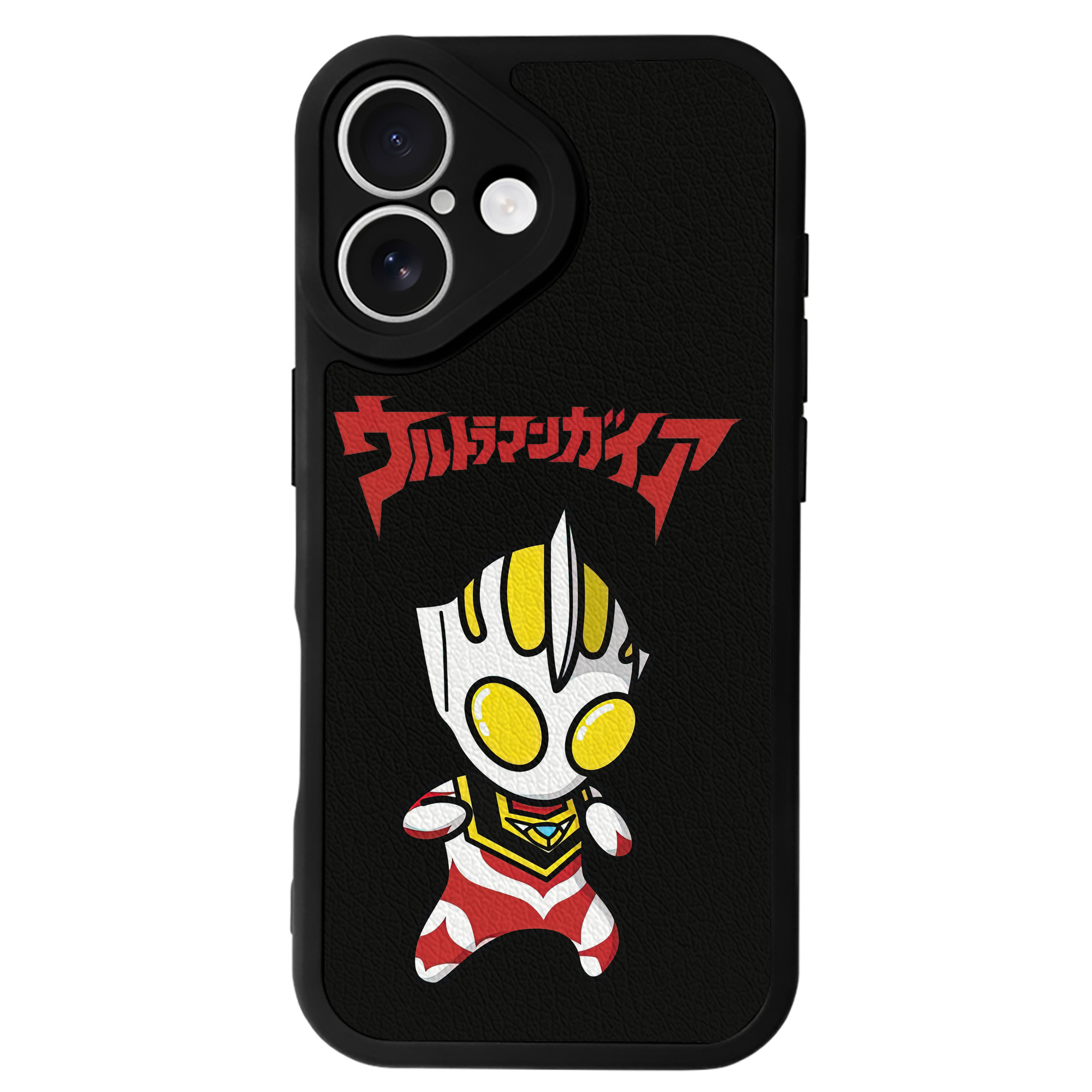 （画像用） ウルトラマン Ultraman 【iPhone 16シリーズ対応】シリコンスマホケース（レザー調） 材質：シリコン